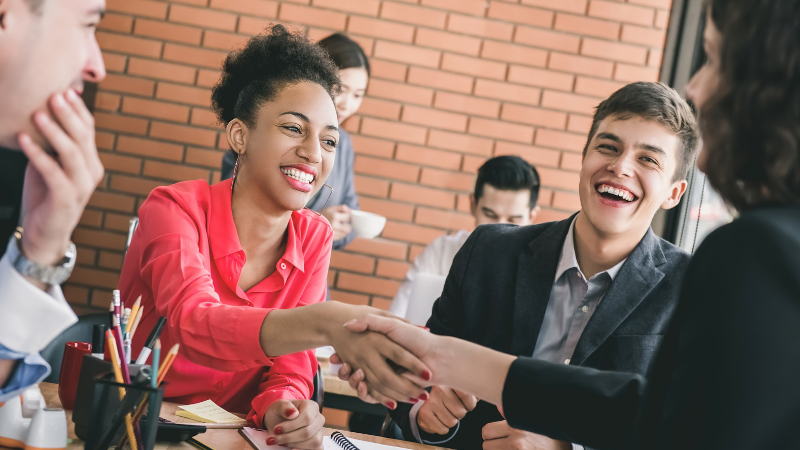 welcoming new hire to an organization