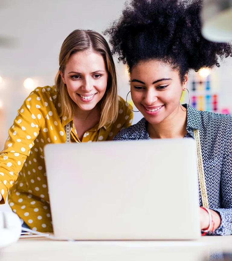 A Manager training a team member