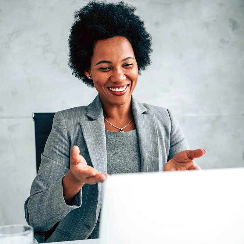 A woman doing a MCode team training session